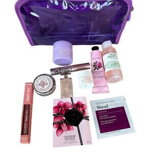 Beauty Bundle 11 Piece Makeup Bag Travel Size Sample Sizes Sampler Assorted